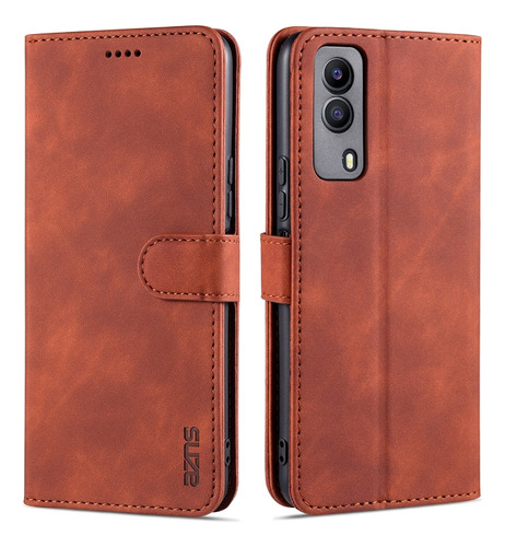 Funda Con Textura De Pantorrilla Para Vivo Y53s 5g Skin Feel