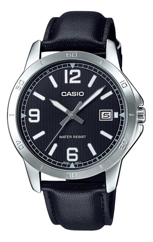 Casio Mtp-v004l-1b Reloj Para Hombre De Acero Inoxidable Con