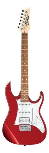 Guitarra elétrica Ibanez RG GIO GRX40 de  choupo candy apple com diapasão de jatobá