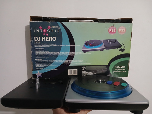 Integris Dj Hero Pick Up Completa E 2 Jogos Ps3 Semi Nova (Usado)