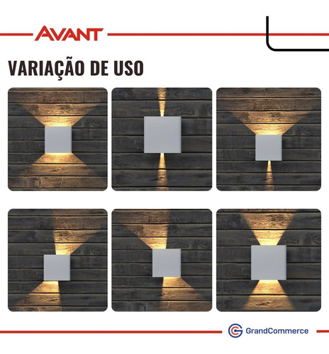 Avant versati 2 fachos regulaveis 127/220V 4W