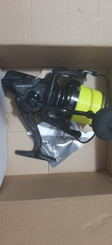 Molinete Challenge 9000 Carbon Long Cast (semi-novo) Preto Esquerdo (Usado)