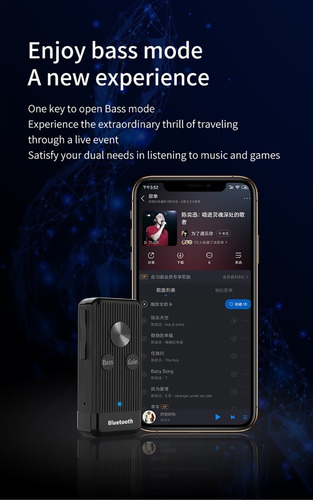 Receptor Audio X8 Bluetooth 5.0 Bass Cancelación De Ruido Sd