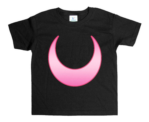 Remera Negra Adultos Sailor Moon  R310