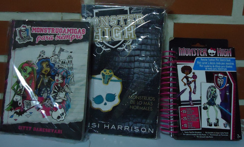Libros Saga Monster High-  3 Libros 