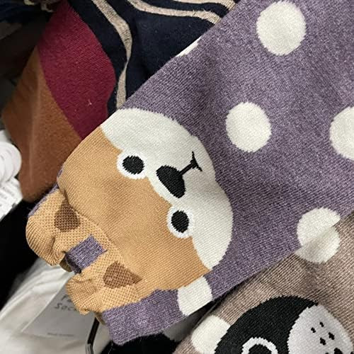 Klcm 5 Pares De Calcetines Elásticos Con Lindos Animales De