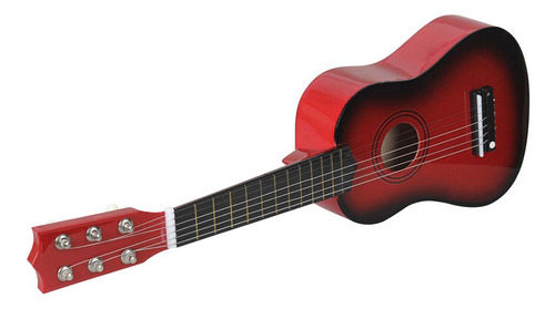 Instrumento Musical De Guitarra Acústica Rojo02 Rojo02