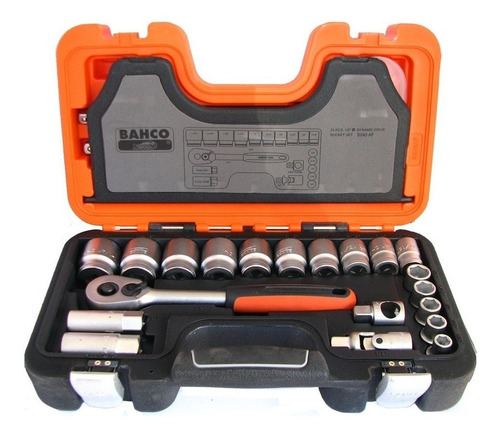 Set De Herramientas Bahco 24 Pzs E. 1/2 S240 Kit Caja Envio