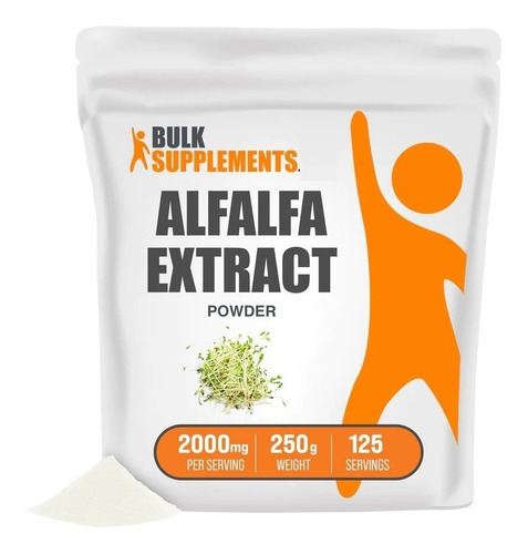 Bulk Supplements | Extracto Alfalfa | 250g | 125 Servicios