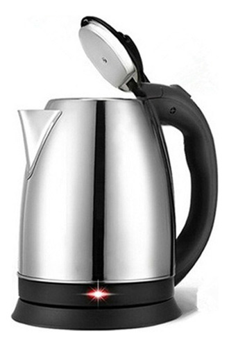 Kwalux Tetera Cafetera Eléctrica Plateada Capacidad 2litros Color Plateado