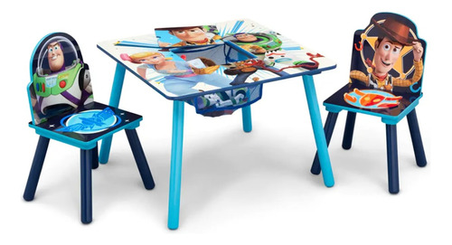 Juego De Mesa Y Sillas Disney Pixar Toy Story 4 +3 Tt105