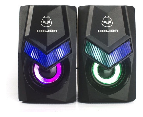 Parlante Usb Gamer Halion Ha-sg118 Rgb