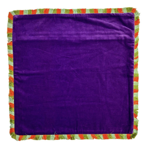 Funda De Flecos Velvet Para Cojín 50 X 50 Cm Violeta