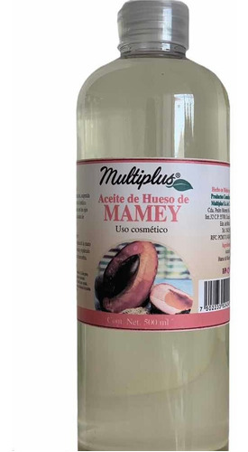 Aceite Multiplus De Hueso De Mamey 500 Ml.