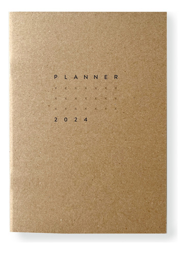 Planner Kraft 2024 Kraft A5 - Organizador Mensual