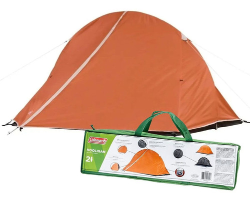 Carpa Coleman Hooligan 2 Personas Abside Camping 3 Estacions