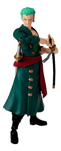 Roronoa Zoro Anime Heroes One Piece Figura 6.5 Bandai