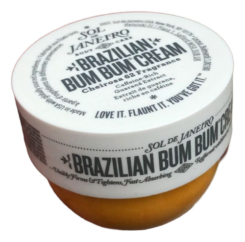 Crema Corporal Brazilian Bum Bum Cream 25ml Sol De Janeiro Tipo de empaque Tarro Fragancia Pistacho, Caramelo Salado y Vainilla