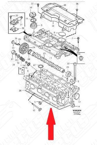 Junta De Cabeçote Volvo V40 1.9 T4 1997-2000 Original