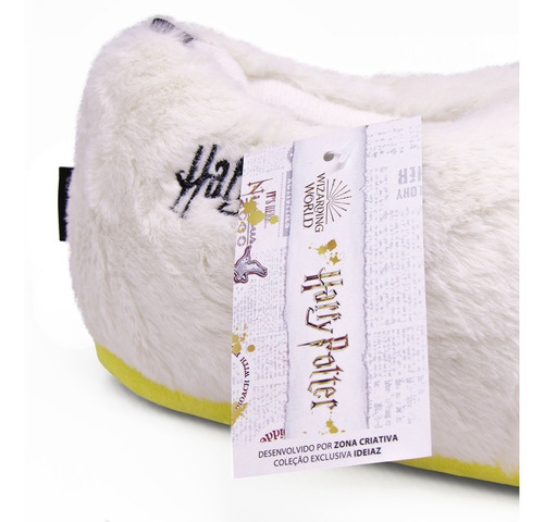 Imagem 3 de 10 de Pantufa 3d Coruja Edwiges Hedwig Hp - Harry Potter Original