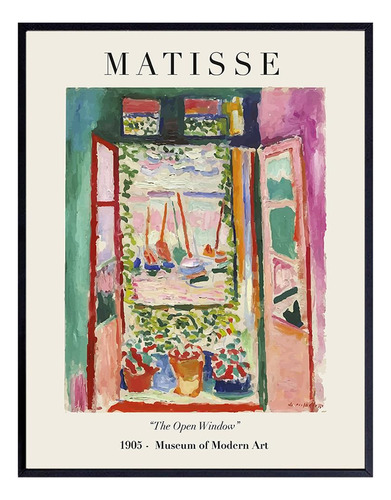 Arte De Pared Abstracto De Henri Matisse Grande 11x14 D...