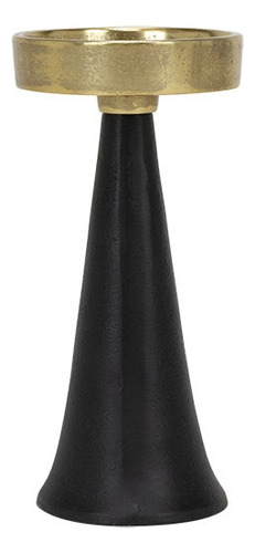 Candelabros De Aluminio Attica Juego De 3 Kabana 31-278 Negro