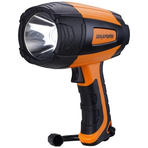 Rechargeable Spotlight Long Lasting, Super Bright 60000...