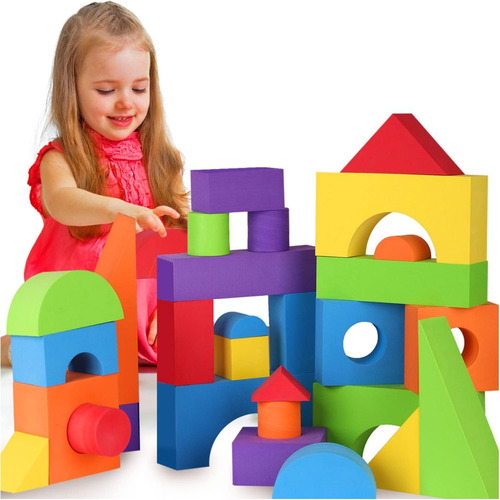 Juego De Bloques Lolo Toys De Guarderia Impermeables