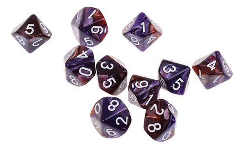 Rpg Jogos De Mesa 16mm Café Roxo