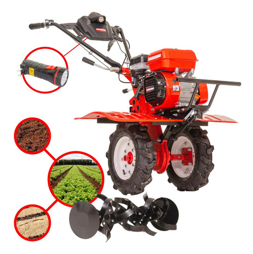 Tratorito Tipo Tobata Micro Trator 7hp Completo 4t Mcg780a