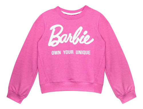 Sudadera Terry Marca Barbie Para Niña