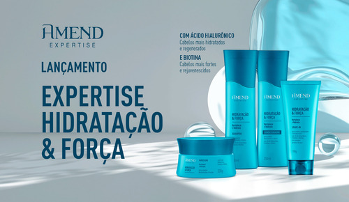 Amend Expertise Kit Hidratação E Força 3 Produtos