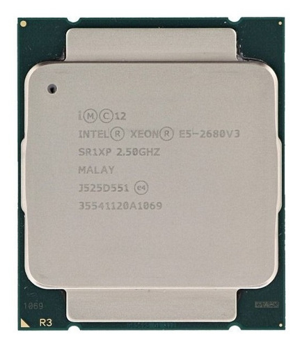 Processador Cpu Intel E5-2680 V3 Sr1xp 2.5ghz 12 Core 2011-3