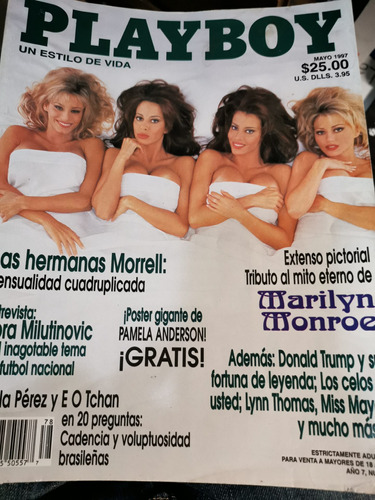 Revista Playboy México 1987 Sin Poster Con Pictorial Marylin