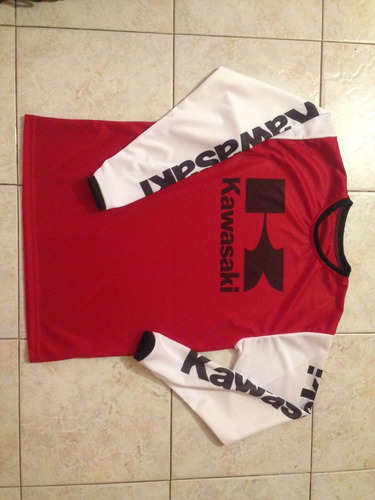 Imagen 3 de 3 de Jersey Sueter Kawasaki Klr 650 Moto Enduro Motorizado