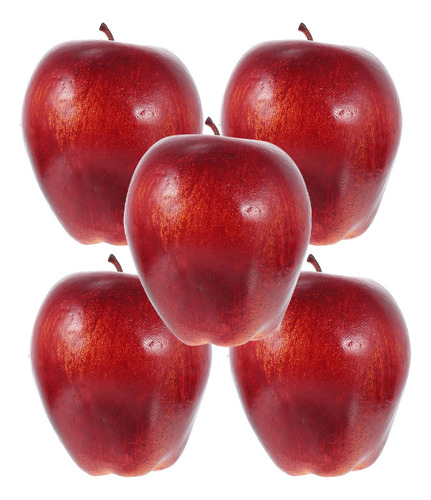 Simulación De Fruta De Serpiente Roja Modelo Banana, 5 Unida