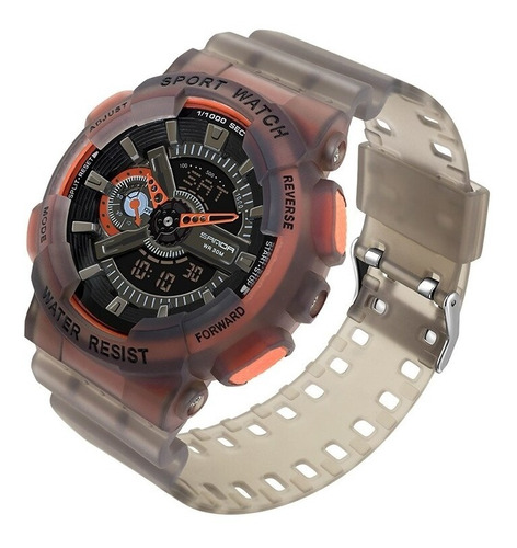 Reloj Hombre Deportivo Sanda 3029 Fluorescente