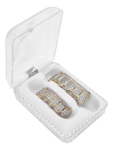 Para Grillz Dientes Set Hip Hop Prop Grillz Dientes