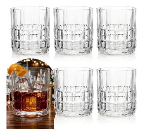 Jogo 6 Copos Baixo Whisky Dover 230ml Cristal Wolff