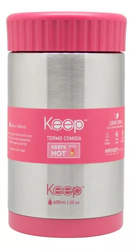 ContiMarket. termo comida de plastico keep turquesa 600ml