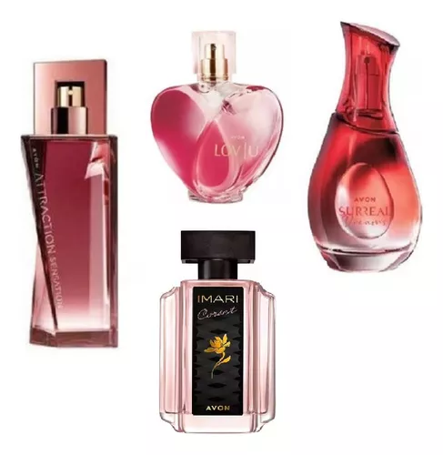 Combo 4 Perfumes Avon - Especial Amor