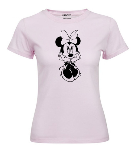 Polera Mujer Estampado Minnie