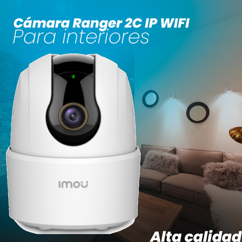 Camara Ip Imou Ranger 2c 4mp Pt Autotracking Audio Sirena