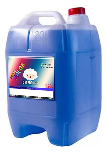 20l Detergente Líquido Para Ropa De Color