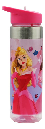 Botella De Agua Ligera Con Manija Para Niños Varios Diseños Princesas 1721-377