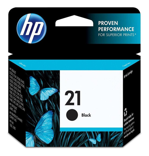 Imagen 2 de 5 de Hp Cartucho De Tinta 21negro Original (c9351al)