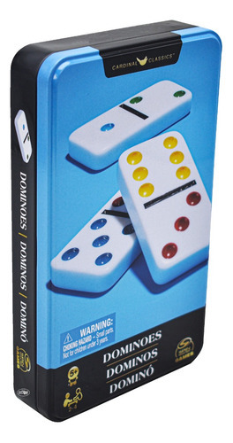 Spin Master Games, Dominó Doble 6 Con 28 Fichas