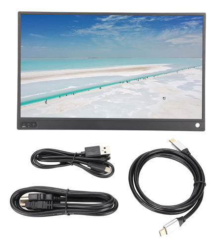 Monitor Portátil Hd 1080p De 15.6 Pulgadas, Pantalla 3 En 1
