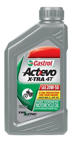 Aceite Castrol Actevo Xtra 4t 20-50 Semisintetico- Sti Motos