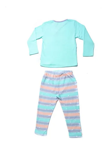 Pijama 2 Pcs Niña Celeste Pillin